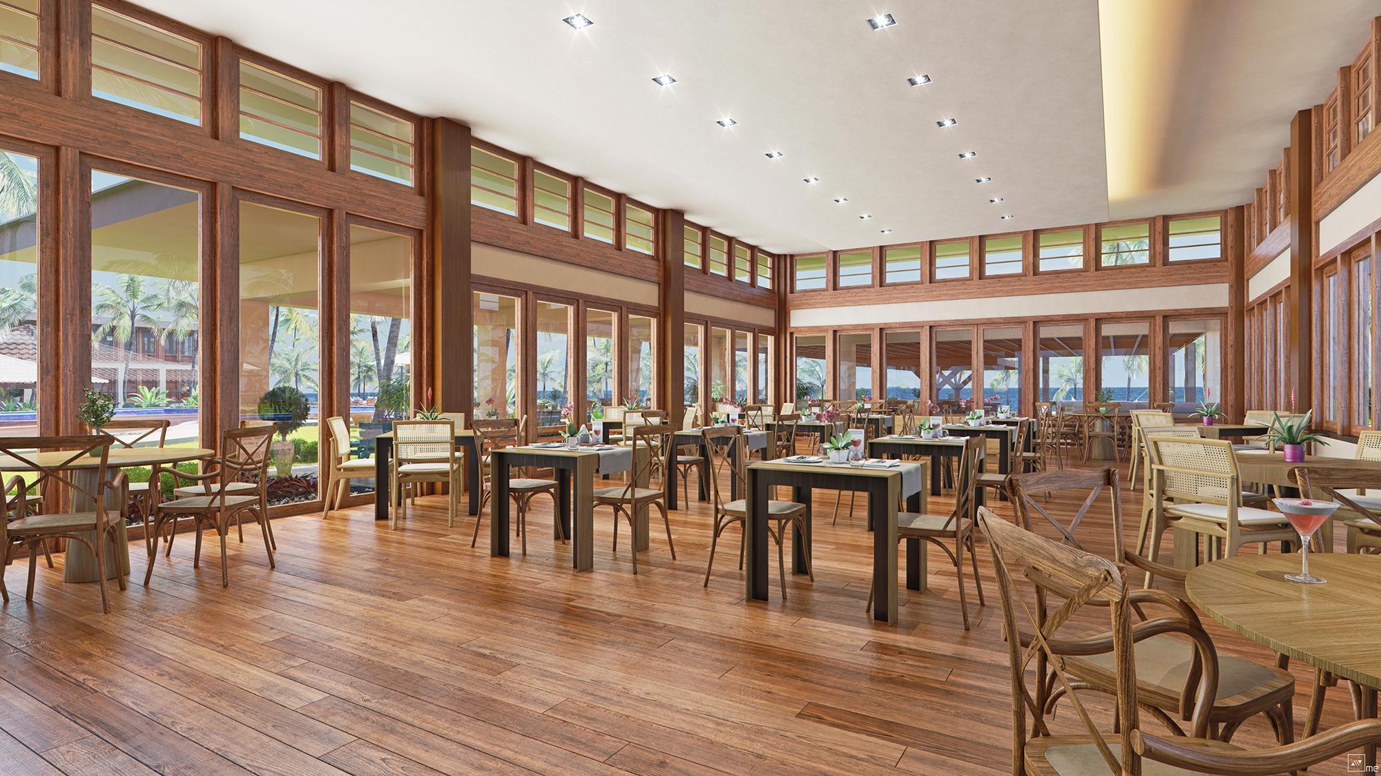 Carmel Cumbuco Resort Eksteriør billede The restaurant at the resort
