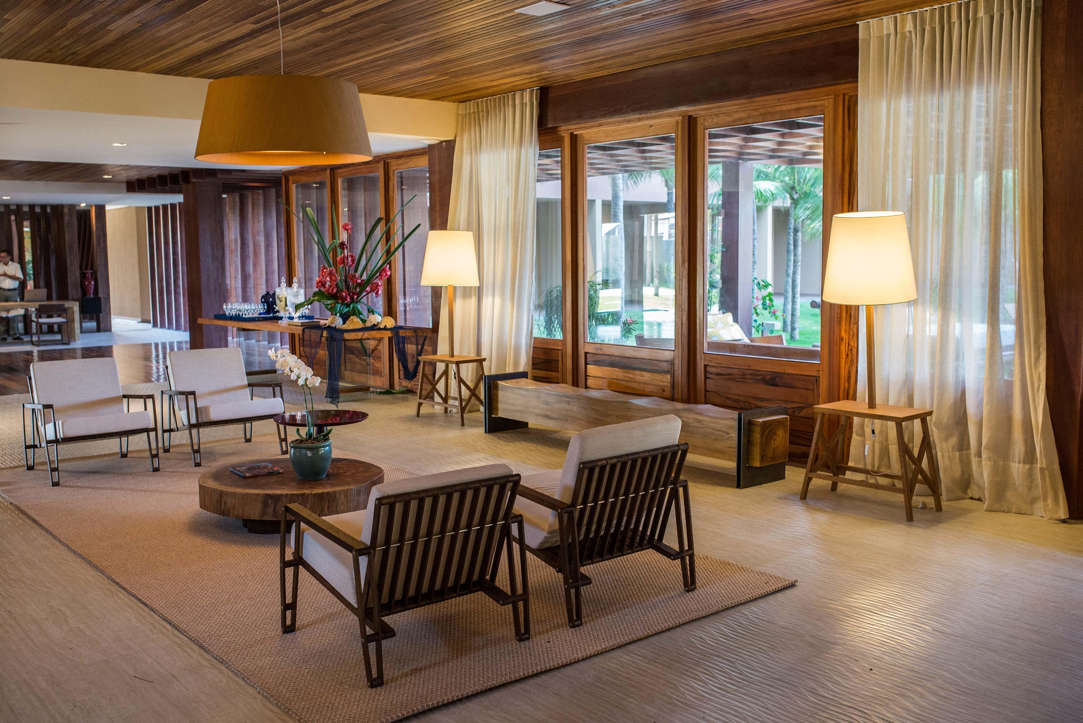 Carmel Cumbuco Resort Eksteriør billede The lobby at the Four Seasons Resort